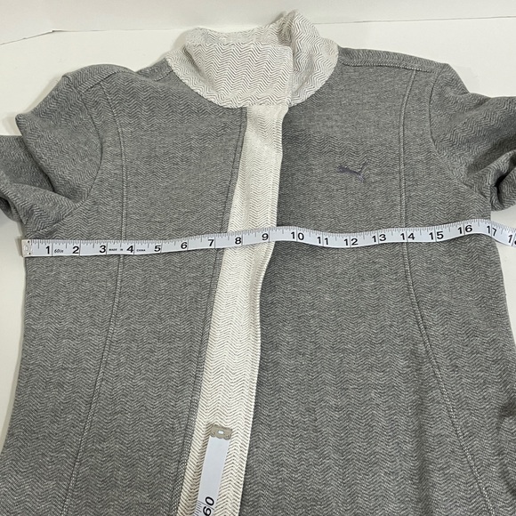 Puma Cotton Grey Heather Jacket Size M - Picture 5 of 9